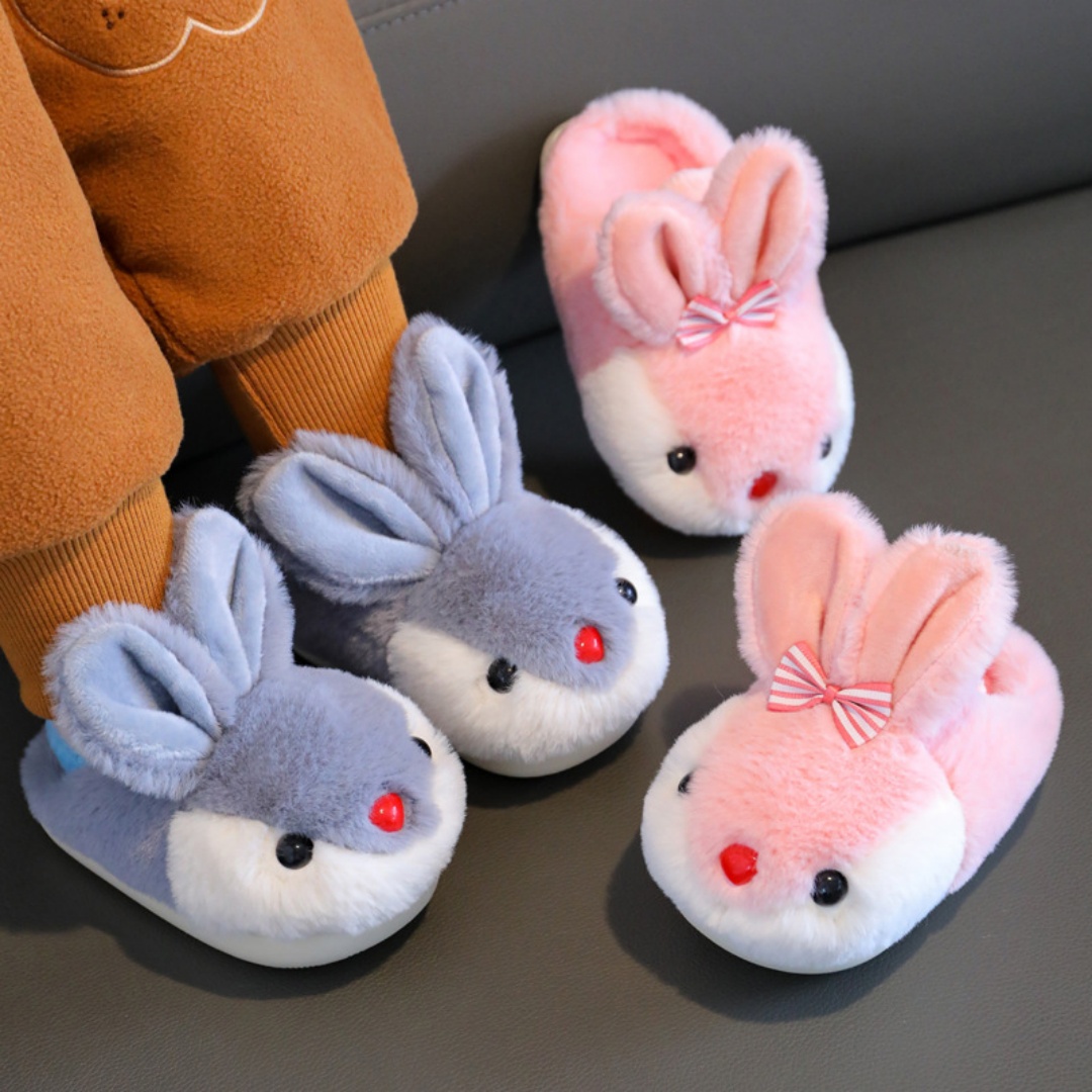 Kids Indoor Outdoor Slippers - 겨울 어린이 홈 슬리퍼 플러시 만화