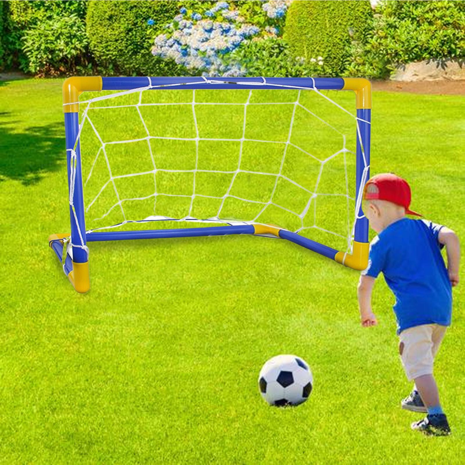 Kids Outdoor Lawn Equipment - 어린이를 위한 축구 네트 재미있는 휴대용