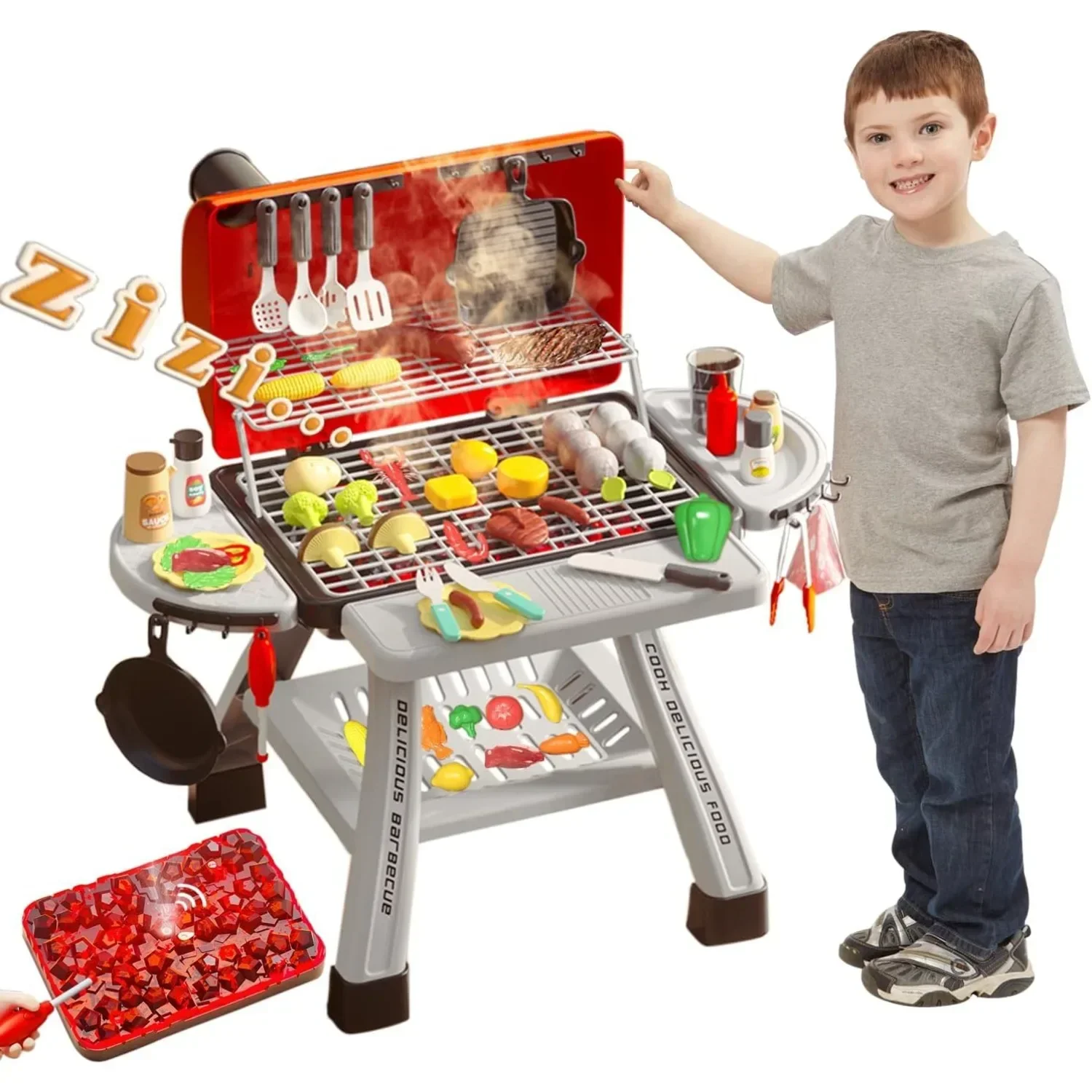 Kids Outdoor Bbq - 바베큐 그릴 장난감 세트 어린이 바베큐