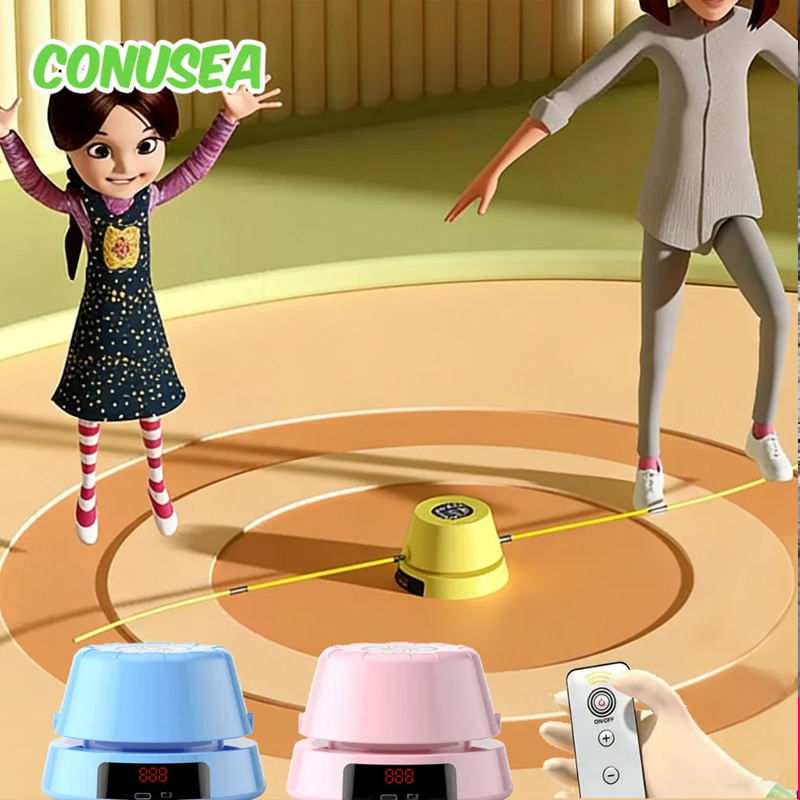 Kids Indoor Outdoor Games - 전기 줄넘기 기계 자동 원격 제어