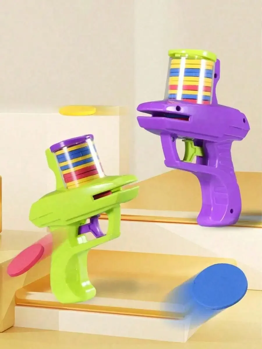 Kids Indoor Outdoor Games - 2026 디스크 발사기, 어린이용 실내외 장난감,