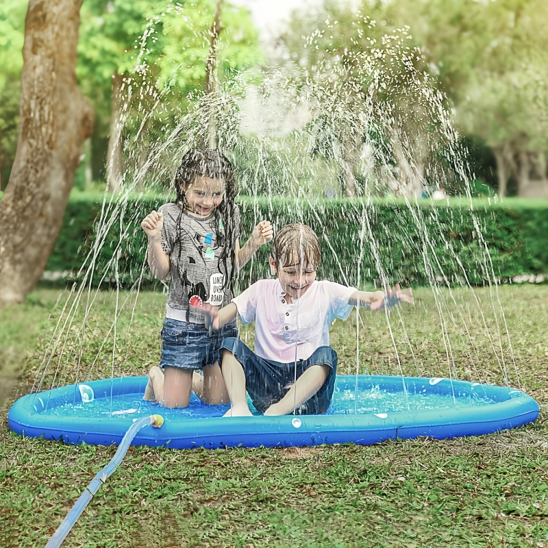 Kids Outdoor Water Sprinkler - 어린이 놀이 스프레이 매트 100cm 해변