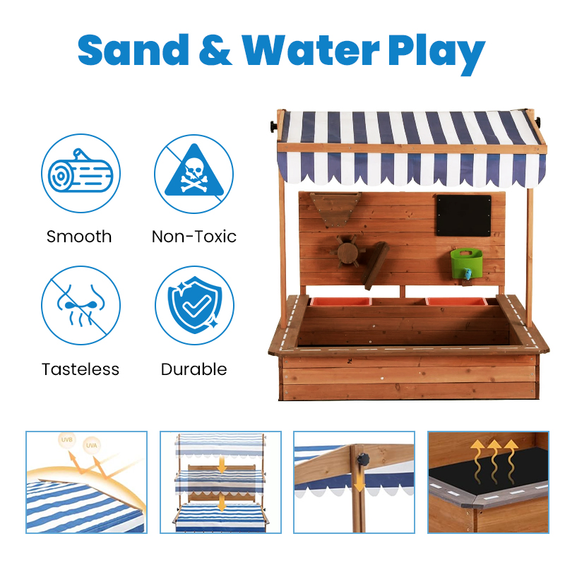 몬테소리 유치원 야외용 나무 물놀이 테이블 세트 (숲속 - Kids Outdoor Mud Table 리뷰 및 가격