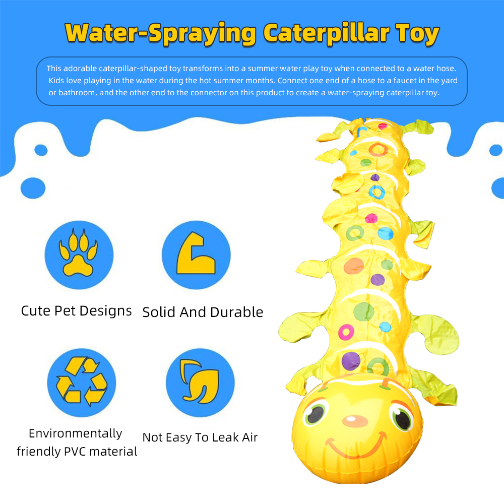 캐터필러 스프링클러 패드 물놀이 매트 (유아용, 여름철 - Kids Outdoor Water Sprinkler 리뷰 및 가격