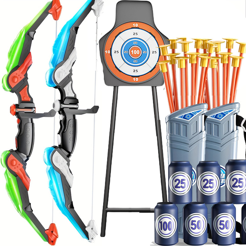 어린이 LED 양궁 장난감 세트, 손과 눈의 조정 훈련 - Kids Outdoor Archery Set 리뷰 및 가격