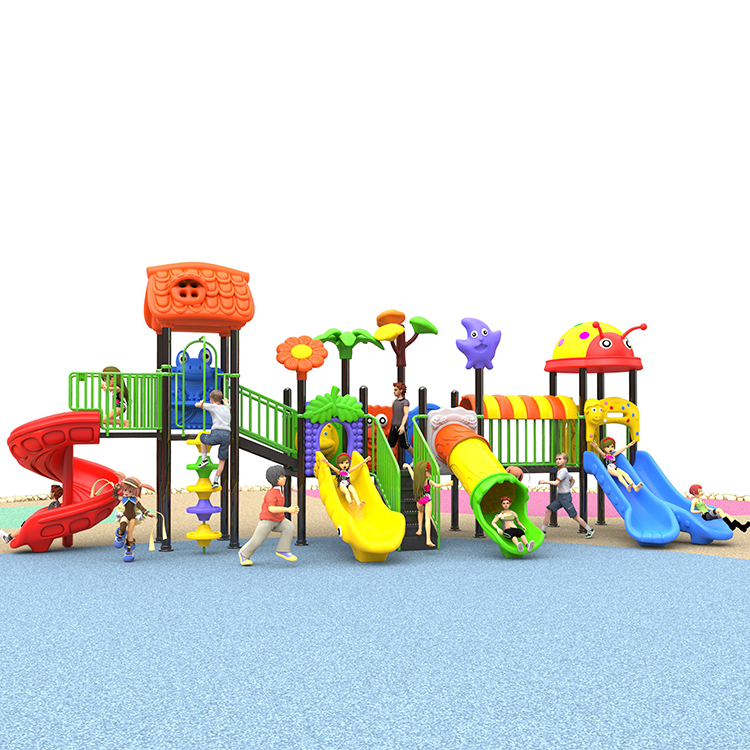 야외 컬러풀 플라스틱 슬라이드 어드벤처 놀이공원 시설  - Kids Outdoor Adventure Park 리뷰 및 가격