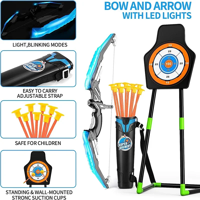 어린이용 활과 화살, 어린이 양궁 활 연습용 리커브 활 - Kids Outdoor Archery Set 리뷰 및 가격