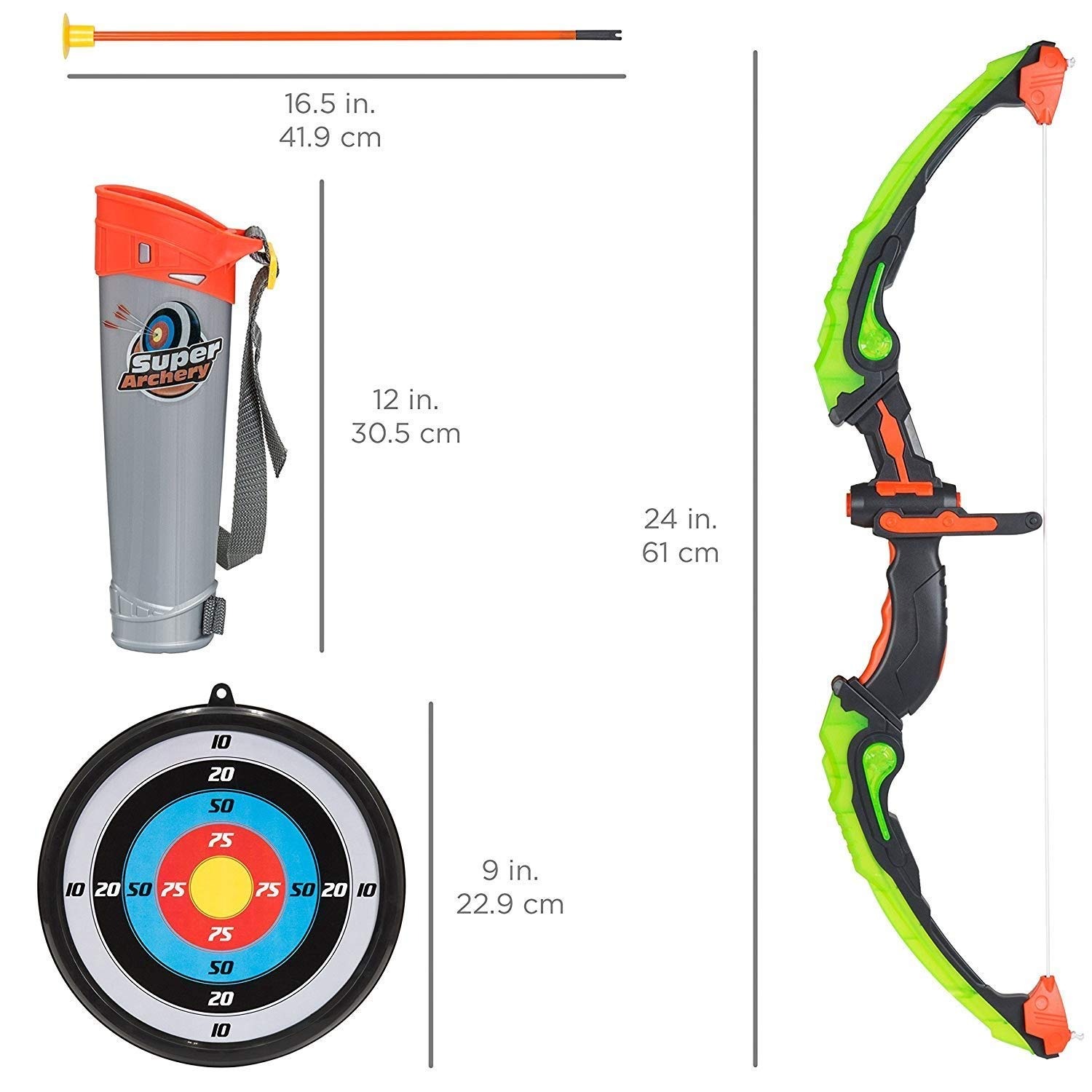 어린이 활과 화살 세트 LED 라이트 업 아처리 장난감 - Kids Outdoor Archery Set 리뷰 및 가격