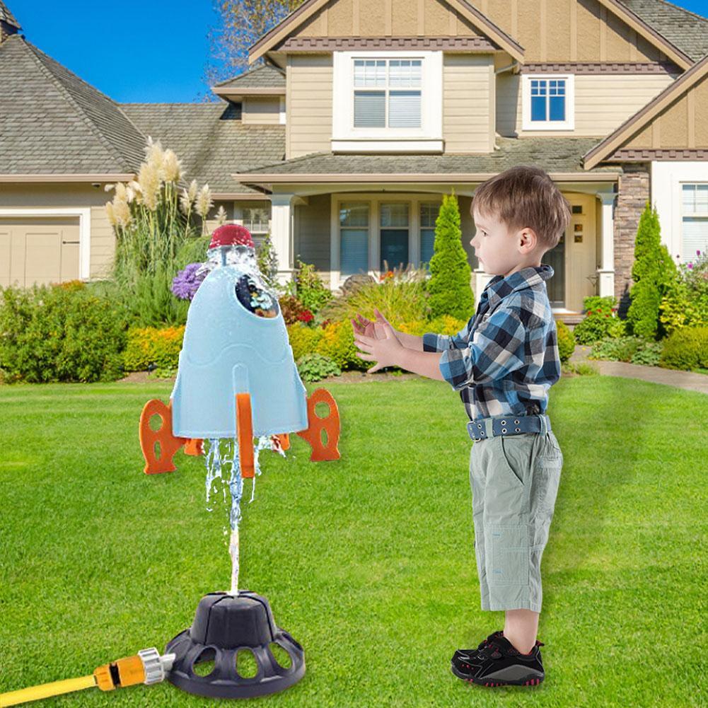로켓 발사기 장난감 로켓 물 스프링클러 수압 리프트 스 - Kids Outdoor Water Sprinkler 리뷰 및 가격