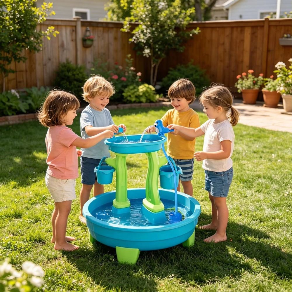 휴대용 무타공 워터 테이블 펌프 씨라이언 간편 설치 유 - Kids Outdoor Water Play 리뷰 및 가격