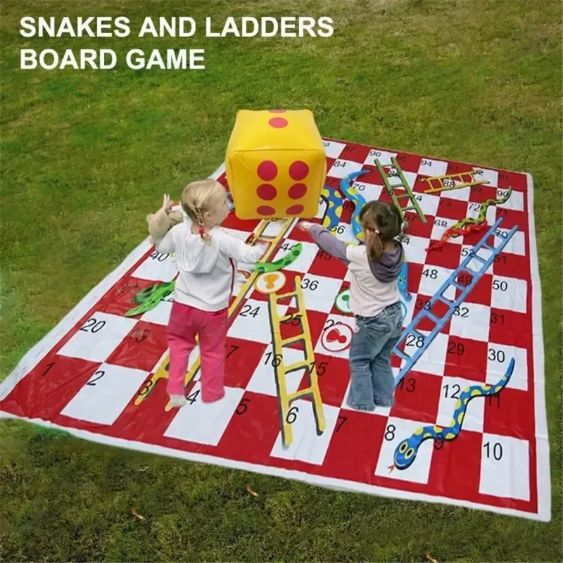 방수 뱀 사다리 게임 매트 어린이를위한 휴대용 플레이  - Kids Outdoor Mat Waterproof 리뷰 및 가격