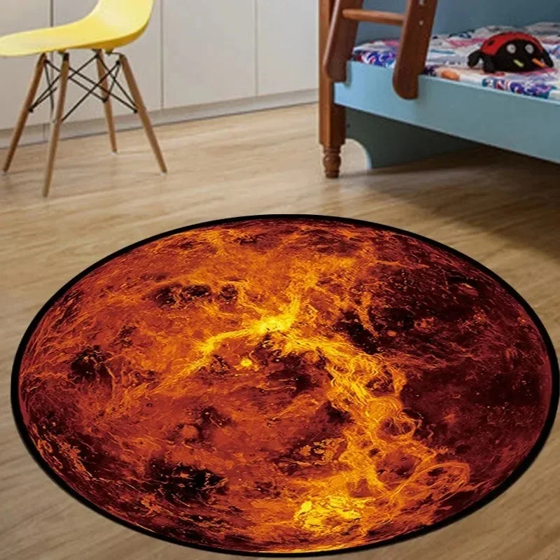 VIKAMA 3D 현실적인 지구 원형 러그, 블루 플래 - Kids Outdoor Mat Waterproof 리뷰 및 가격