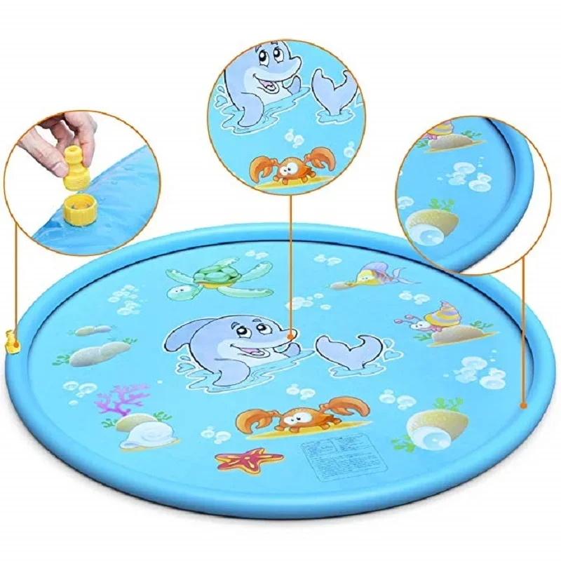 100/170cm 어린이용 인플레이터블 워터 스플래시  - Kids Outdoor Water Sprinkler 리뷰 및 가격