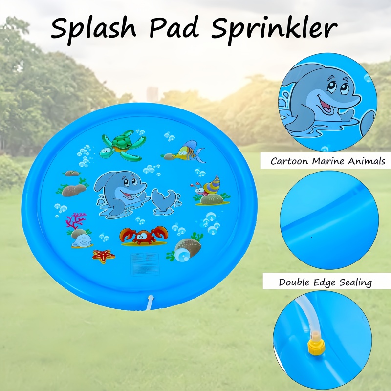 어린이 놀이 스프레이 매트 100cm 해변 풍선 물 스 - Kids Outdoor Water Sprinkler 리뷰 및 가격