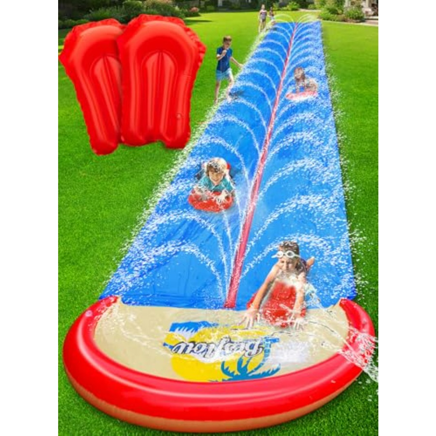 어린이와 성인을 위한 야외 마당 물 미끄럼틀, 고강도  - Kids Outdoor Water Sprinkler 리뷰 및 가격